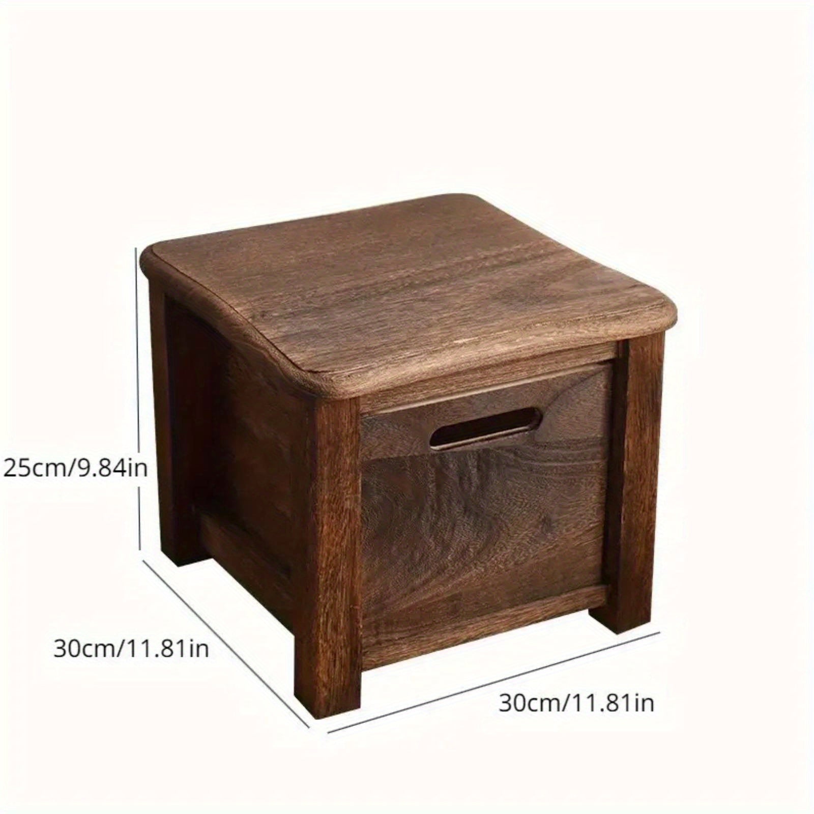 Shoe Bench with Easy Assembly, Wood, Wooden Drawer Storage Dark Brown Entryway - product gallery image 3