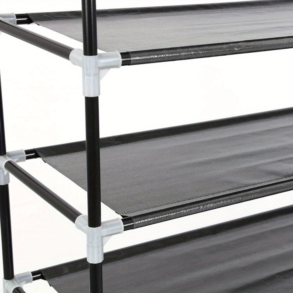 Shoe Rack with Adjustable Height, Non-Slip, Freestanding, Metal - product gallery image 5