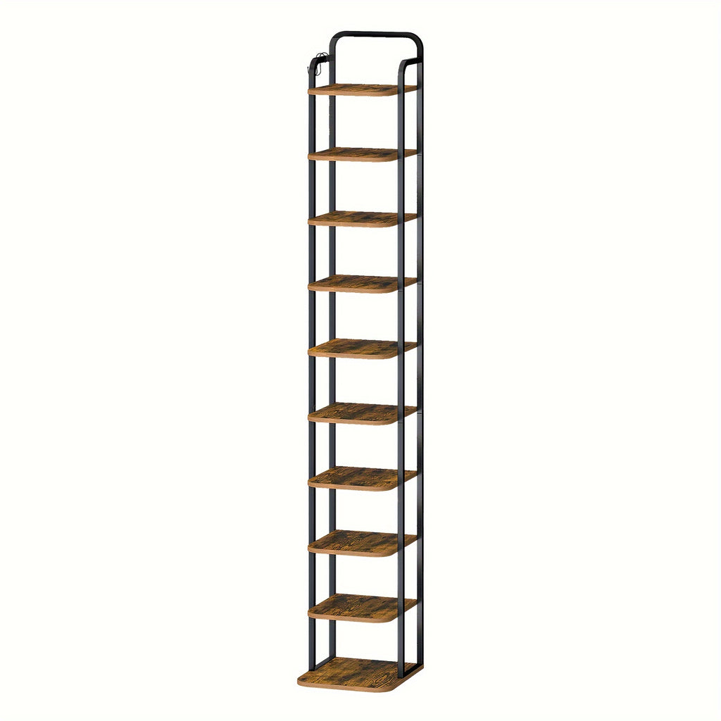 Shoe Rack with Freestanding, Adjustable Shelf for bedrooms - 10 floor option