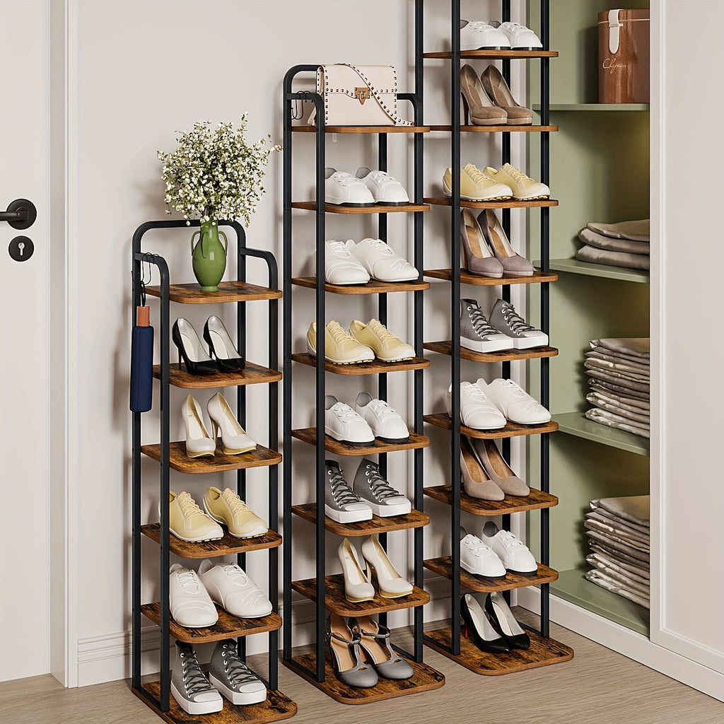 Shoe Rack with Freestanding, Adjustable Shelf for bedrooms - product gallery image 2