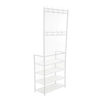 Shoe Rack with Freestanding, Lockable, 158cm, Metal, 60x28x158cm - product gallery image 9