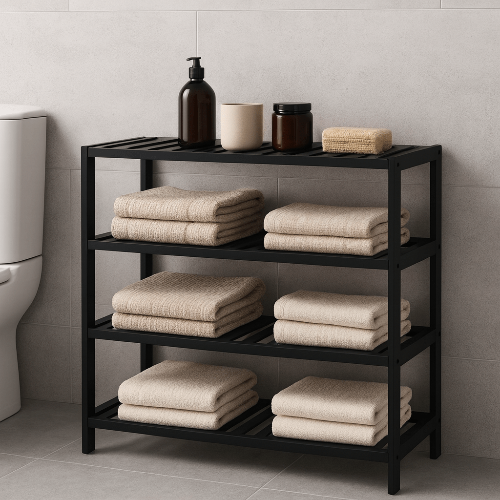 Shoe Rack with Metal, Tier Bamboo Slim Hallway Storage Organiser - product gallery image 10