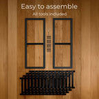 Shoe Rack with Metal, Tier Bamboo Slim Hallway Storage Organiser - product gallery image 12