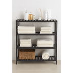 Shoe Rack with Metal, Tier Bamboo Slim Hallway Storage Organiser - product gallery image 13