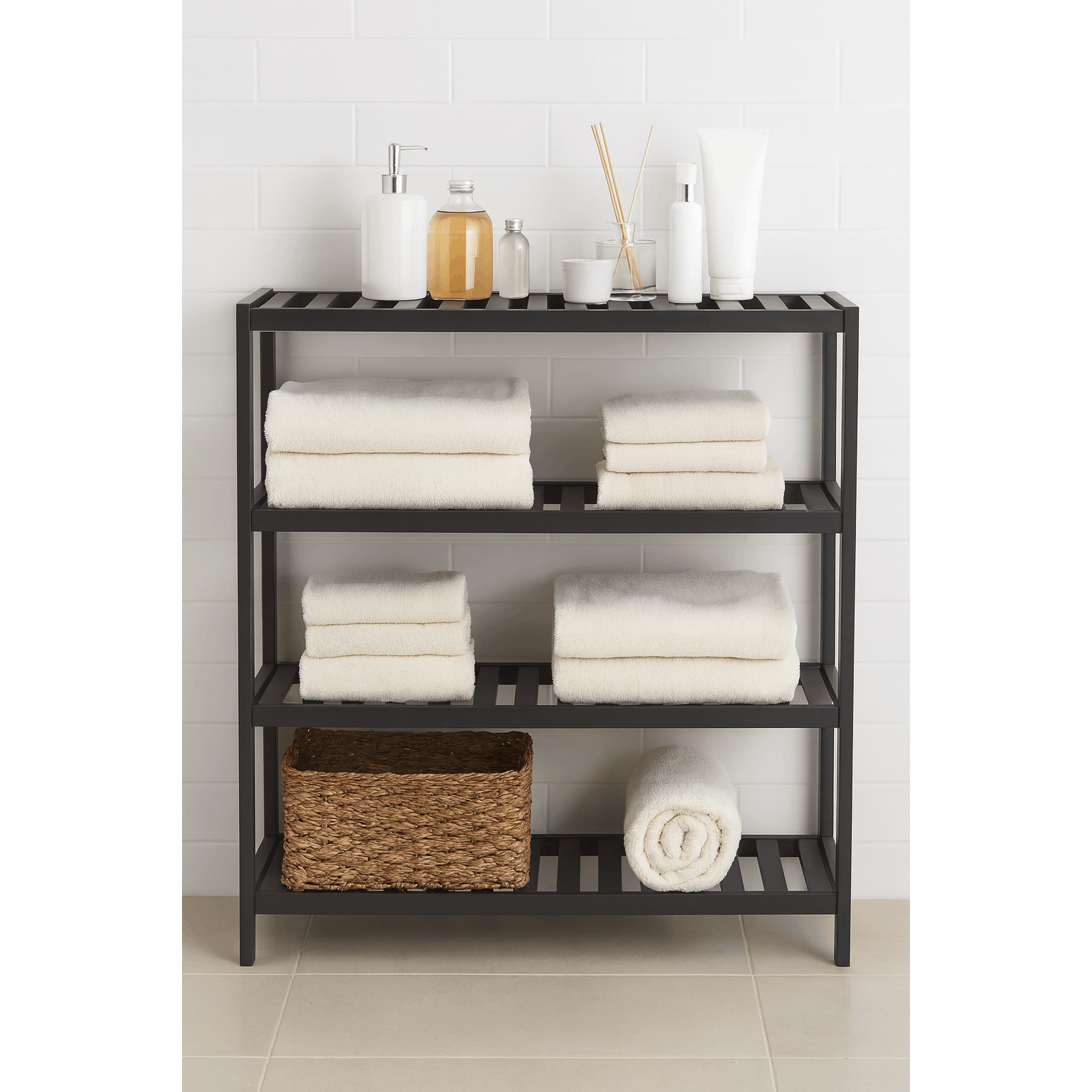 Shoe Rack with Metal, Tier Bamboo Slim Hallway Storage Organiser - product gallery image 13