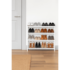 Shoe Rack with Metal, Tier Bamboo Slim Hallway Storage Organiser - product gallery image 18