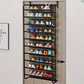 Shoe Rack with Space-Saving, 159 x 54.5 x 21cm for bedrooms - Black, 159 x 54.5 x 21cm option
