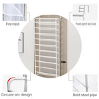 Shoe Rack with Space-Saving, 159 x 54.5 x 21cm for bedrooms - product gallery image 5