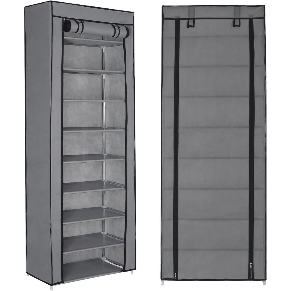 Shoe Rack with Space-Saving, Easy Assembly, 30 Pairs
