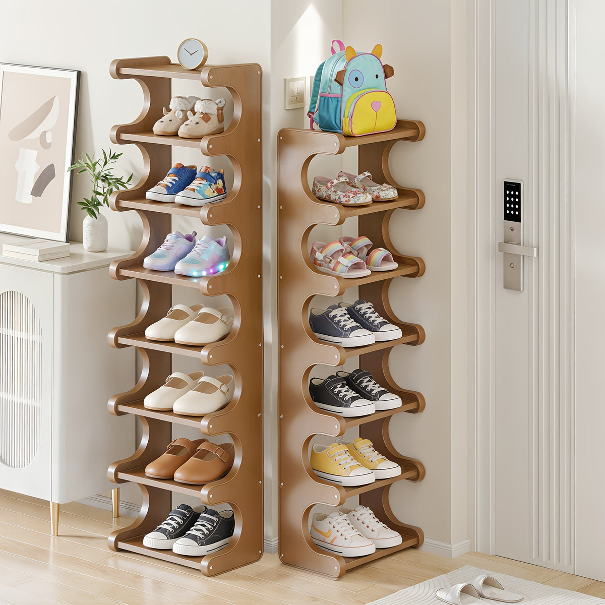 Shoe Rack with Space-Saving, Easy Assembly, Freestanding, 24 Pairs - product gallery image 2