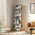 Shoe Rack with Space-Saving, Easy Assembly, Freestanding, 28 Pairs - product gallery image 5