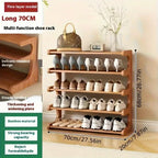 Shoe Rack with Space-Saving, Foldable, Bamboo, 30 Pairs - product gallery image 3