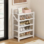 Shoe Rack with Space-Saving, Foldable, Freestanding, Bamboo - product gallery image 11