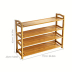 Shoe Rack with Space-Saving, Freestanding, Metal, 30 Pairs - 4Tier option