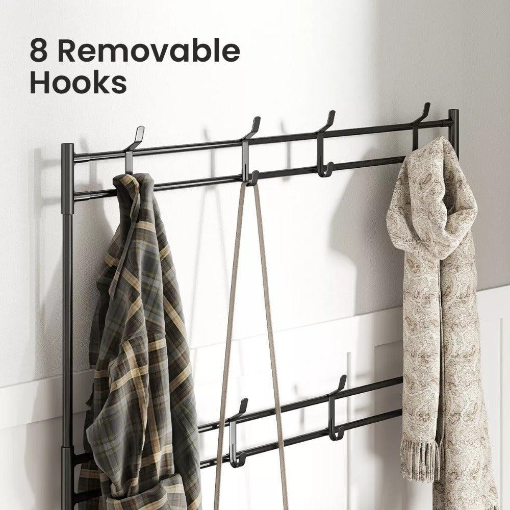 Shoe Rack with Space-Saving, Non-Slip, Easy Assembly, 169cm - product gallery image 14