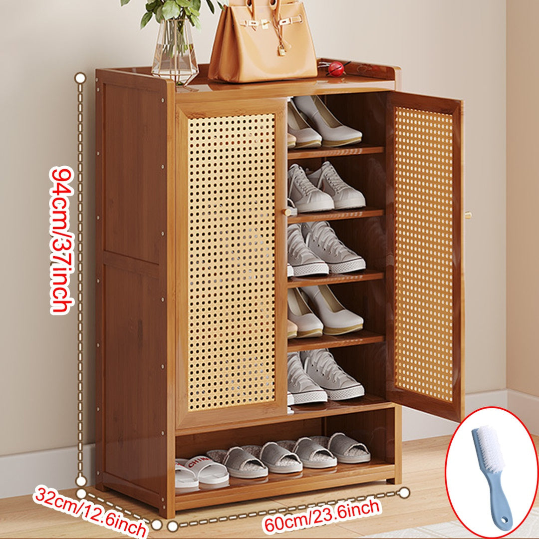 Shoe Rack with Waterproof, Lockable, wood, 20 Pairs - product gallery image 2