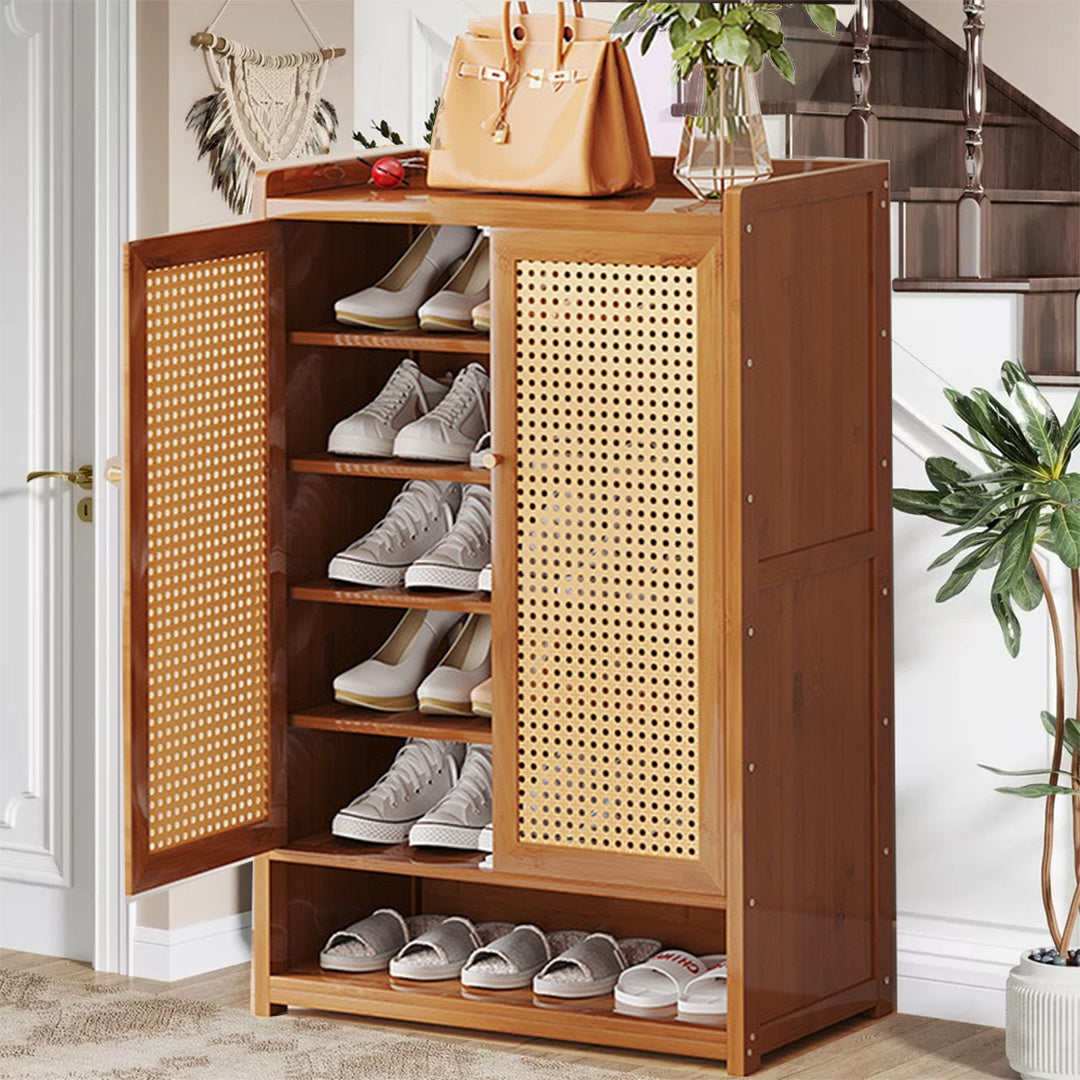 Shoe Rack with Waterproof, Lockable, wood, 20 Pairs - product gallery image 3