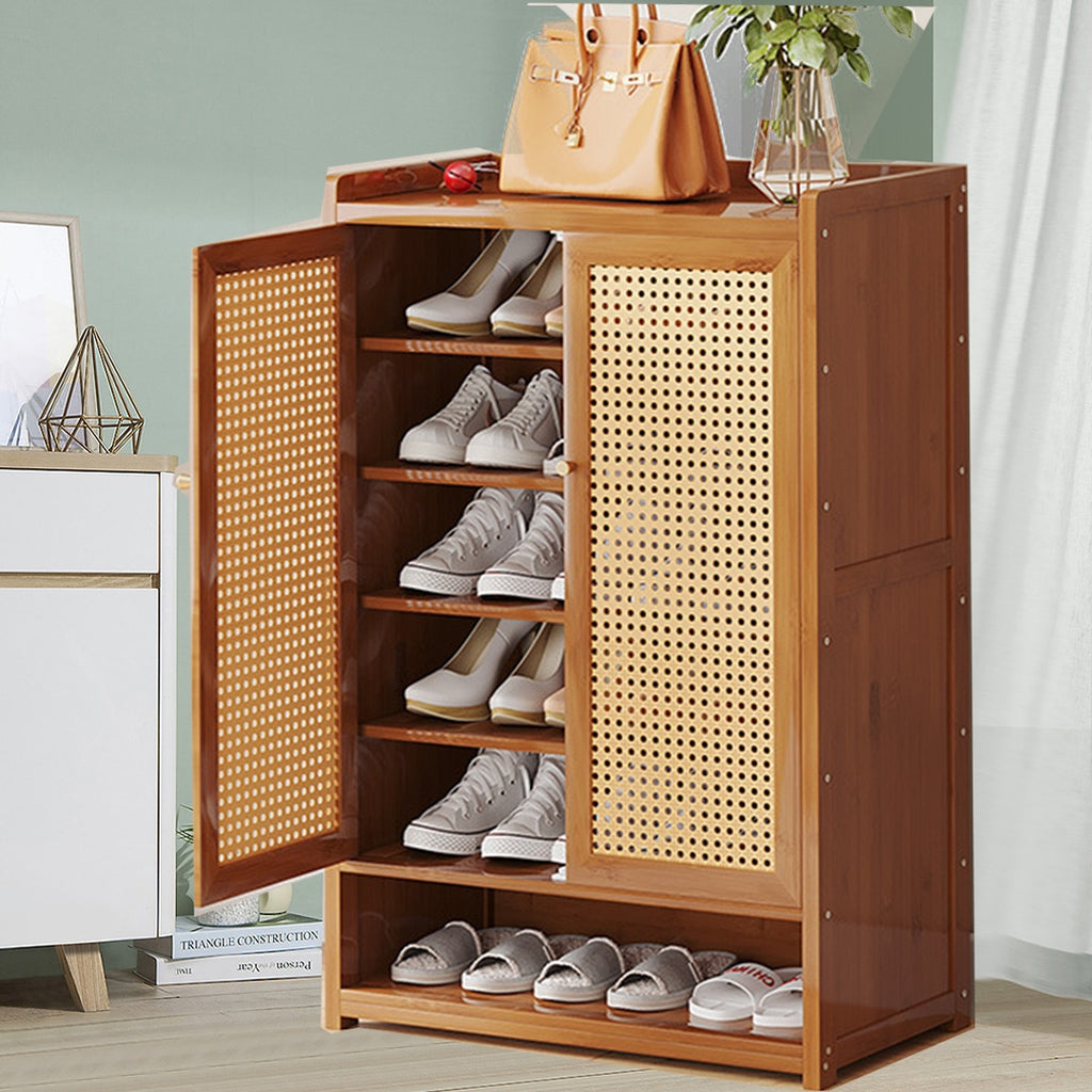Shoe Rack with Waterproof, Lockable, wood, 20 Pairs - product gallery image 7