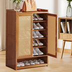 Shoe Rack with Waterproof, Lockable, wood, 20 Pairs - product gallery image 9