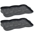 Shoe Tray with Non-Slip, Waterproof, 5cm, 3 Pairs for gardens and patios - Two Trays option