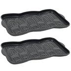 Shoe Tray with Non-Slip, Waterproof, 5cm, 3 Pairs for gardens and patios - Two Trays option