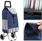 Shopping Trolley Bag with Foldable, Replacement Blue Foldable Lightweight Sturdy - product gallery image 12
