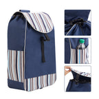 Shopping Trolley Bag with Foldable, Replacement Blue Foldable Lightweight Sturdy - product gallery image 6