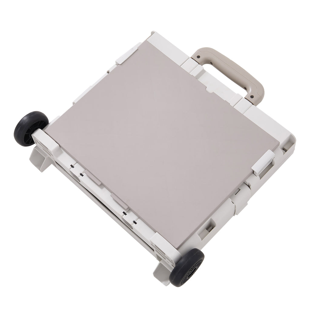Shopping Trolley with Foldable, Wheels, Plastic for travel - product gallery image 8