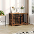 Side Table with 100.08cm, Wood, Dog Crate Furniture, 100.08cm Double Door - product gallery image 2