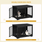 Side Table with 100.08cm, Wood, Dog Crate Furniture, 100.08cm Double Door - product gallery image 6