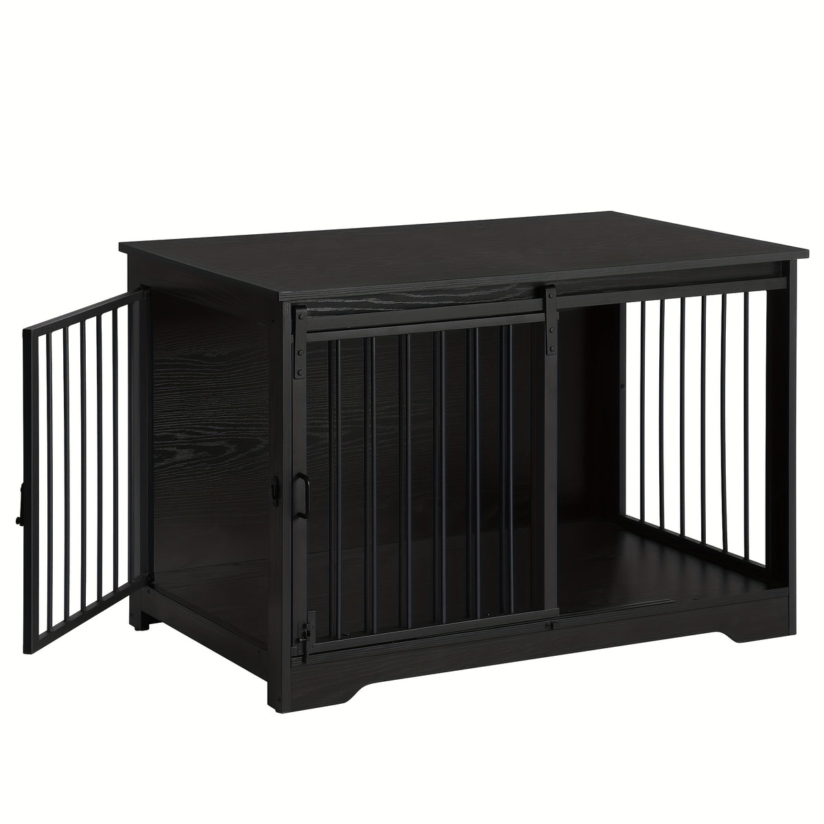 Side Table with 100cm, 100kg, Metal, Dog Cage Furniture, Dog Box, Doors - product gallery image 5