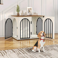 Side Table with 68cm, Wood, Dog Crate Furniture, Wooden Dog Crate