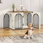 Side Table with 68cm, Wood, Dog Crate Furniture, Wooden Dog Crate