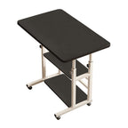 Side Table with Adjustable Height, Wheels, Lockable, Metal - product gallery image 11