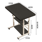 Side Table with Adjustable Height, Wheels, Lockable, Metal - product gallery image 9