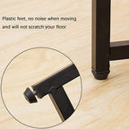 Side Table with Easy Assembly, 40cm, Metal, Tier Round Coffee Storage Shelf Metal - product gallery image 23