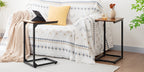 Side Table with Metal, Adjustable C-Shaped Slim Metal Frame - product gallery image 10