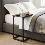 Side Table with Metal, Adjustable C-Shaped Slim Metal Frame - product gallery image 7