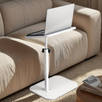Side Table with Space-Saving, Adjustable Height, Carbon Steel - product gallery image 13