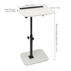 Side Table with Space-Saving, Adjustable Height, Carbon Steel - product gallery image 2