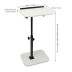 Side Table with Space-Saving, Adjustable Height, Carbon Steel - product gallery image 3