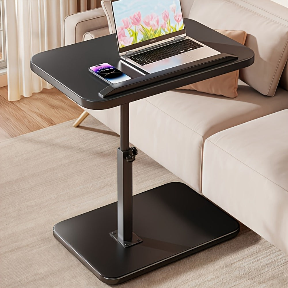 Side Table with Space-Saving, Adjustable Height, Carbon Steel - product gallery image 5