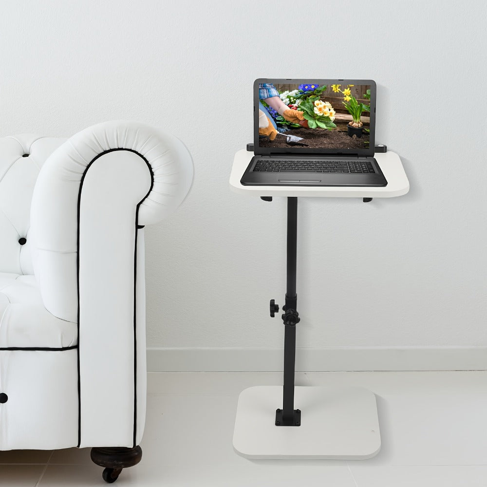 Side Table with Space-Saving, Adjustable Height, Carbon Steel - product gallery image 6