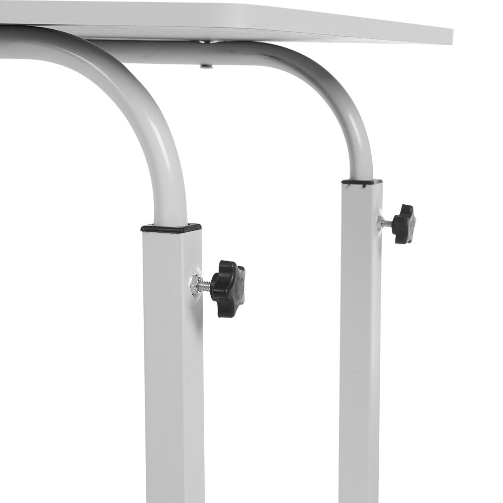 Side Table with Space-Saving, Adjustable Height, Wheels - product gallery image 13