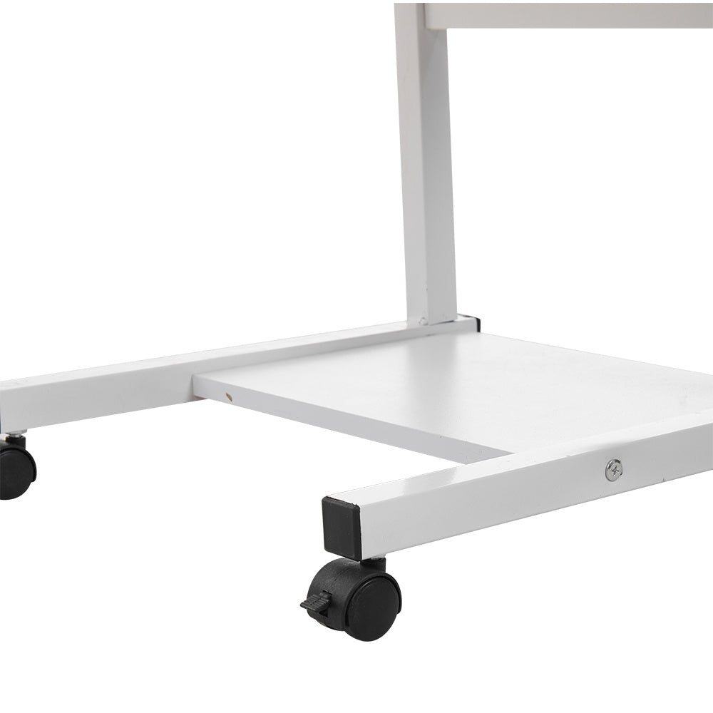 Side Table with Space-Saving, Adjustable Height, Wheels - product gallery image 14