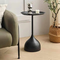 Side Table with Space-Saving, Easy Assembly, 39cm, Metal