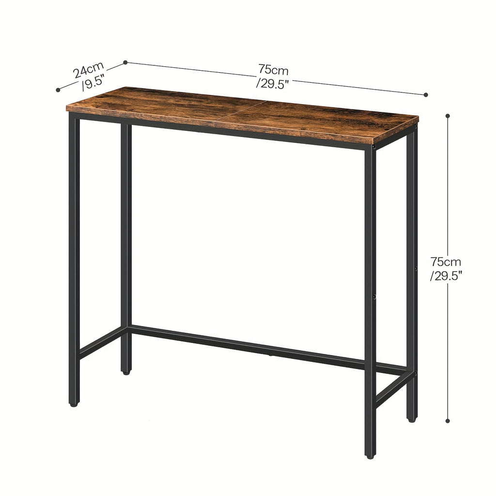 Side Table with Space-Saving, Easy Assembly, Console Hallway Entryway Slim Sofa Behind - product gallery image 3