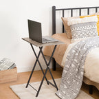 Side Table with Space-Saving, Foldable, Easy Assembly - product gallery image 2
