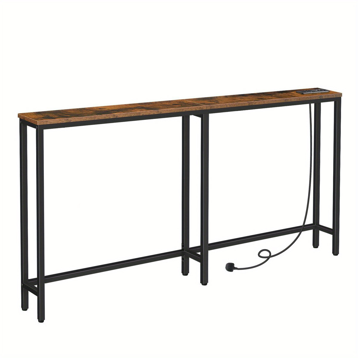 Side Table with Space-Saving, Lockable, 160cm for living rooms