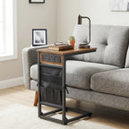 Side Table with Space-Saving, Metal, 1pc, 2pcs for living rooms